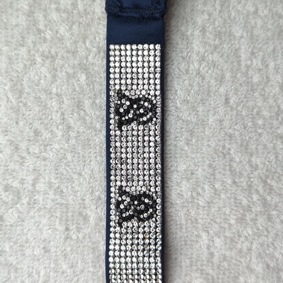 Very Sexy Shine Strap Brazilian Panty - Noir Navy - Picture 3 of 4